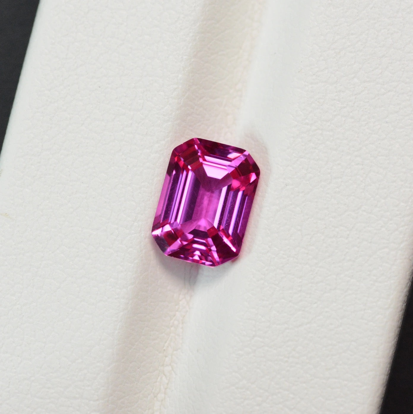 Pink Sapphire - Emerald Cut