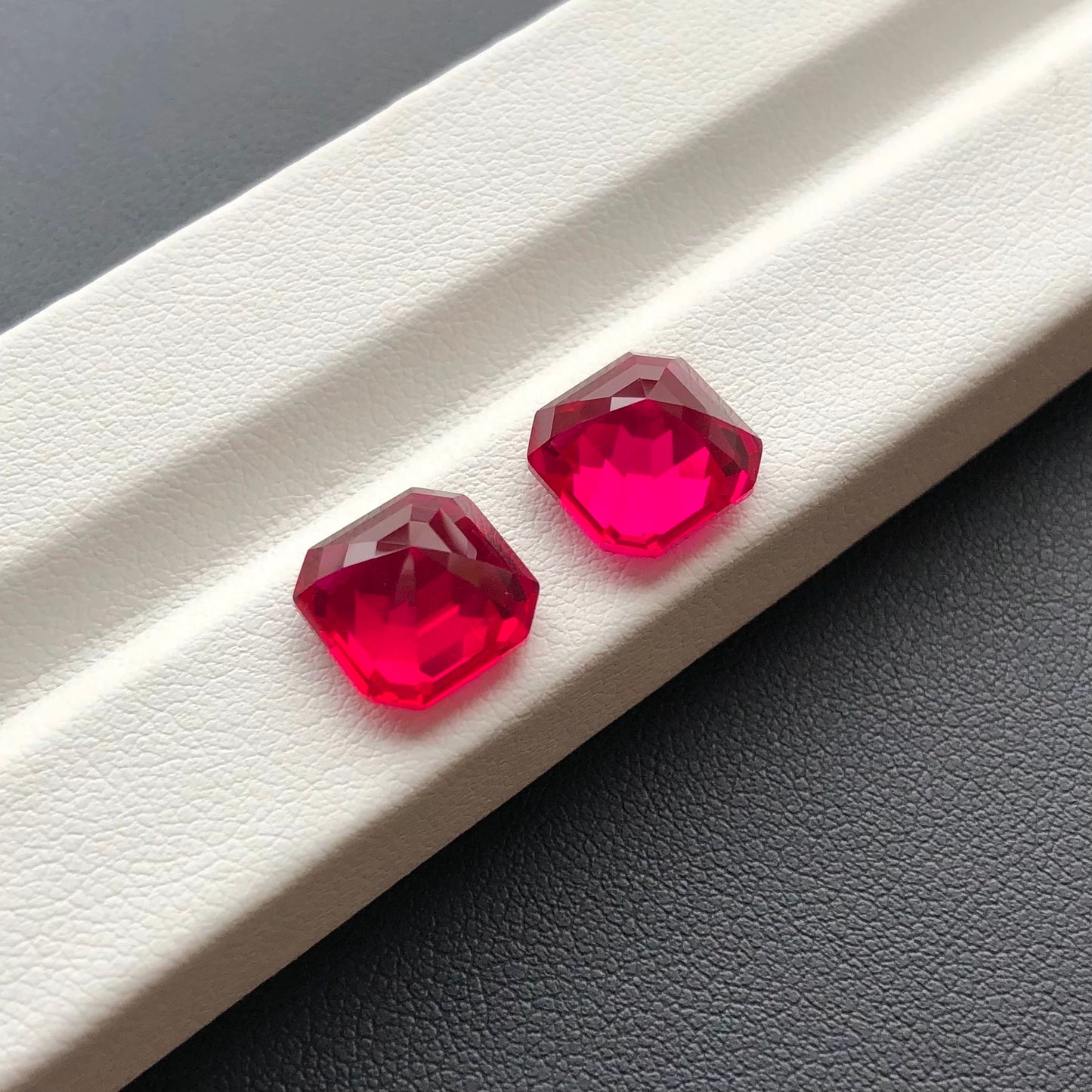 Ruby - Asscher Cut