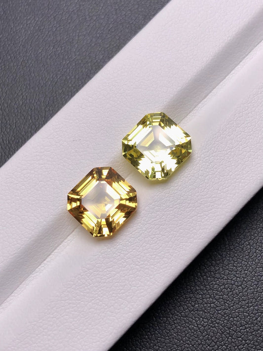 Yellow Sapphire - Asscher Cut