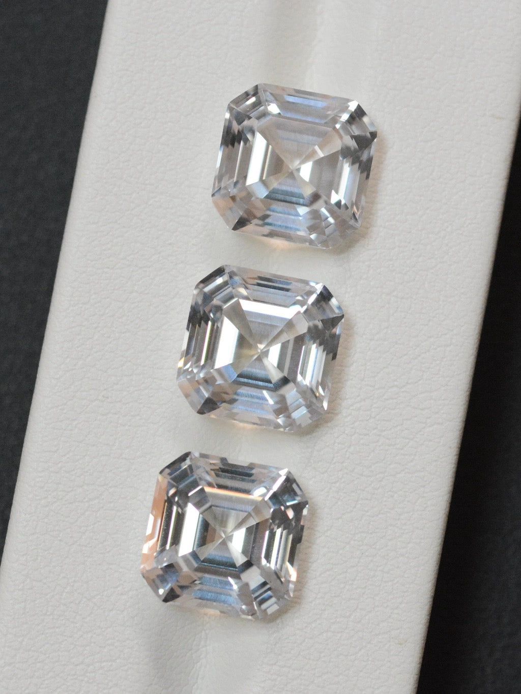 White Sapphire - Asscher Cut