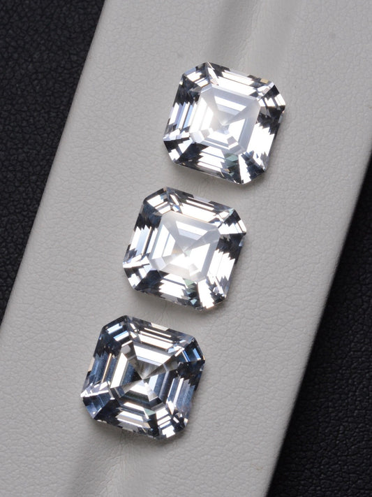 White Sapphire - Asscher Cut