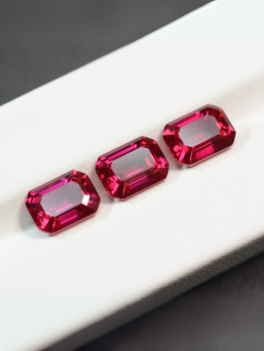 Ruby - Emerald Cut